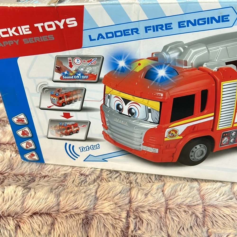 Dickie Toys Ladder Fire Engine Motorized with sounds & Lights